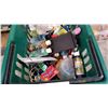 Image 2 : GREEN BASKET FULL OF FISHING ACCESSORIES