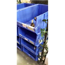 4 LARGE PLASTIC AKRO BINS