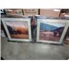 Image 1 : 2 LARGE FRAMED PRINTS