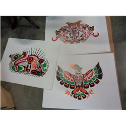 FOLDER OF JOHN NELSON PRINTS