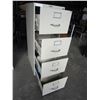 Image 2 : 4 DRAWER METAL FILING CABINET