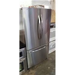 FRIGIDAIR STAINLESS 36" FRENCH DOOR BOTTOM FREEZER FRIDGE