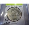 Image 2 : 1963 CANADIAN SILVER DOLLAR .800 SILVER