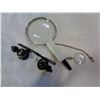 Image 1 : JEWELERS GLASSES, MAGNIFYING GLASS, AND MONOCOLE