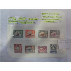 PAGE OF KENYA UGANDA STAMPS