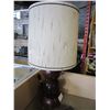 Image 1 : MID CENTURY TEAK BALL TABLE LAMP