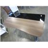 Image 2 : MODERN METAL GLASS AND WOOD DESK