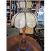 Image 1 : VINTAGE SLAG GLASS LAMP