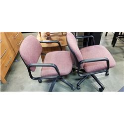 2 ROLLING OFFICE CHAIRS