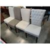 Image 1 : 4 UPHOLSTERED DINING CHAIRS