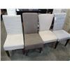 Image 2 : 4 UPHOLSTERED DINING CHAIRS