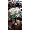 Image 1 : LEADED GLASS TABLE LAMP