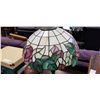 Image 2 : LEADED GLASS TABLE LAMP