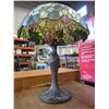 Image 2 : LEADED GLASS TABLE LAMP