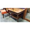 Image 2 : SMALL OAK D-TABLE