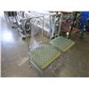 Image 2 : 2 METAL DINING CHAIRS
