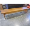 Image 1 : LONG OAK BENCH
