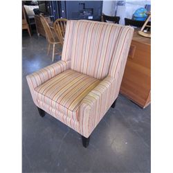 STRIPED STYLUS ARMCHAIR