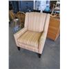 Image 2 : STRIPED STYLUS ARMCHAIR