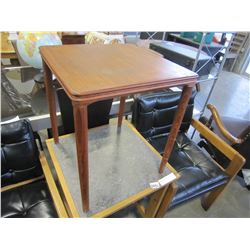 TEAK SQUARE END TABLE