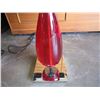 Image 2 : PAIR OF MODERN RED GLASS AND CHROME TABLE LAMPS WITH OUTLETS