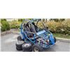Image 2 : BLUE OFF ROAD SIDE BY SIDE WITH ROLL CAGE AND BRAND NEW BATTERY, RUNS, NEEDS CARB CLEANED, WITH EXTR