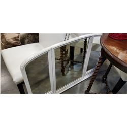 WHITE VINTAGE 3PC MIRROR