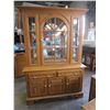 Image 1 : KELLER OAK 2 PIECE CHINA CABINET