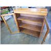 Image 2 : PINE GLASS DOOR DISPLAY CABINET