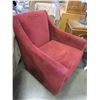 Image 2 : RED SWIVEL ARM CHAIR