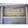 Image 2 : ANTIQUE PAINTED WASH TUB W/ WASHBOARD
