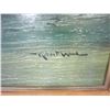 Image 2 : LARGE PRINT ON BOARD SIGNED BY ROBERT WOOD GOLDEN SURF