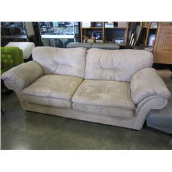 TAN MICRO FIBER SOFA