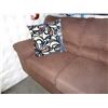 Image 3 : BROWN UPHOLSTERED SOFA