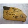 Image 3 : HANDCARVED NATIVE THUNDERBIRD WALL PLAQUE SIGNED BY RUEBEN WILLIAMS AND HAND CARVED NATIVE HAIDA FIG