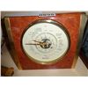 Image 2 : BULOVA BRASS AND WOOD CLOCK