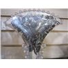 Image 2 : PINWHEEL CRYSTAL VASE AND SILVER OVERLAY VASE