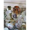 Image 2 : DELFT HOLLAND HAND PAINTED VASE, ART GLASS VASE, LIMOGES PITCHER, AND VASE