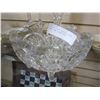 Image 2 : CRYSTAL VASE, BASKET, FOOTED BOWL, AND LIDDED DISH