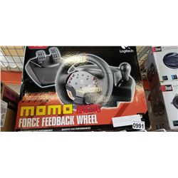 LOGITECH MOMO FORCE FEEDBACK RACING WHEEL NEW IN BOX