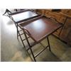 Image 2 : 2 TV TRAYS AND STANDS