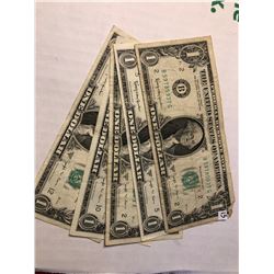 5 Total 1963 Joseph W Barr Bills assorted Grades