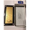 Image 2 : Extremely Rare Limited Edtion 667 of 2500 Gold Super Bowl II Ticket in Original Box