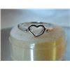 Image 4 : RING - NEW Sterling Silver Heart Ring - SZ 8