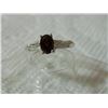 Image 3 : ***NEW*** RING - 4/5 CARAT GARNET & DIAMOND IN 925 STERLING SILVER SETTING - SZ 7 - RETAIL ESTIMATE 