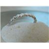 Image 3 : RING - NEW Sterling Silver Stackable Ridged Eternity Ring - SZ 7