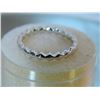 Image 4 : RING - NEW Sterling Silver Stackable Ridged Eternity Ring - SZ 7