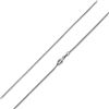 Image 1 : CHAIN - NEW Sterling Silver 18" Italian Box Chain Necklace 0.7 MM