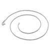Image 3 : CHAIN - NEW Sterling Silver 18" Italian Box Chain Necklace 0.7 MM