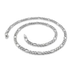 CHAIN - NEW Sterling Silver 18" Figaro Chain Necklace 6.0MM